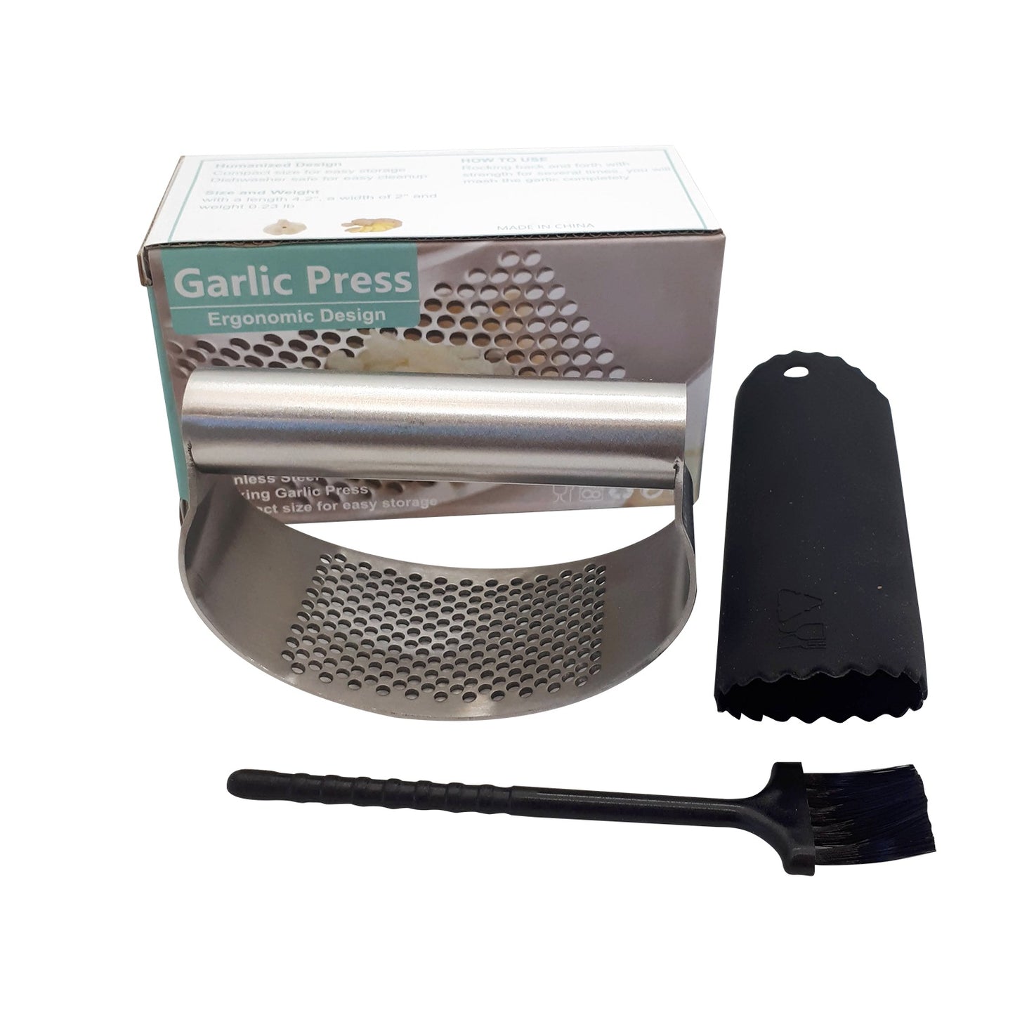 Garlic Press and Peeler Duo